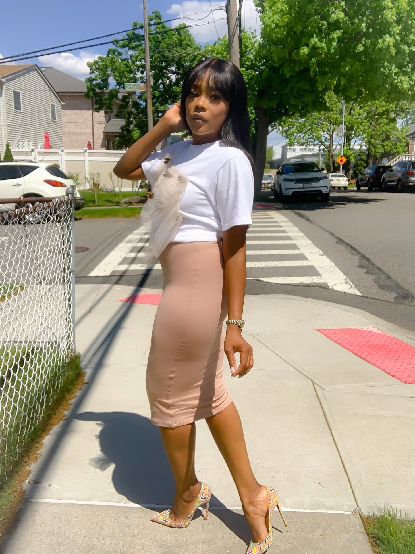 Body basic pencil skirt