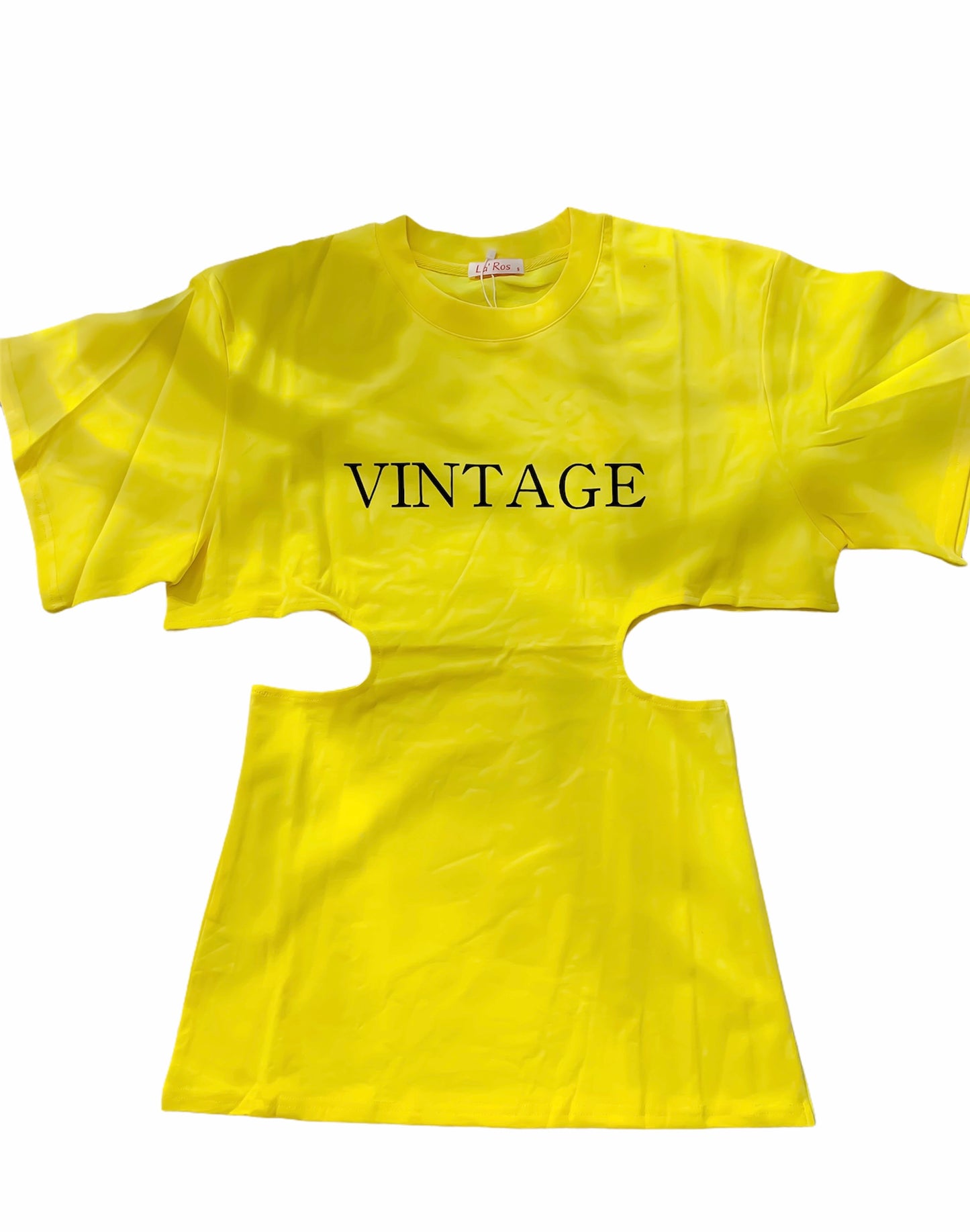 Vintage cut out T-shirt dress