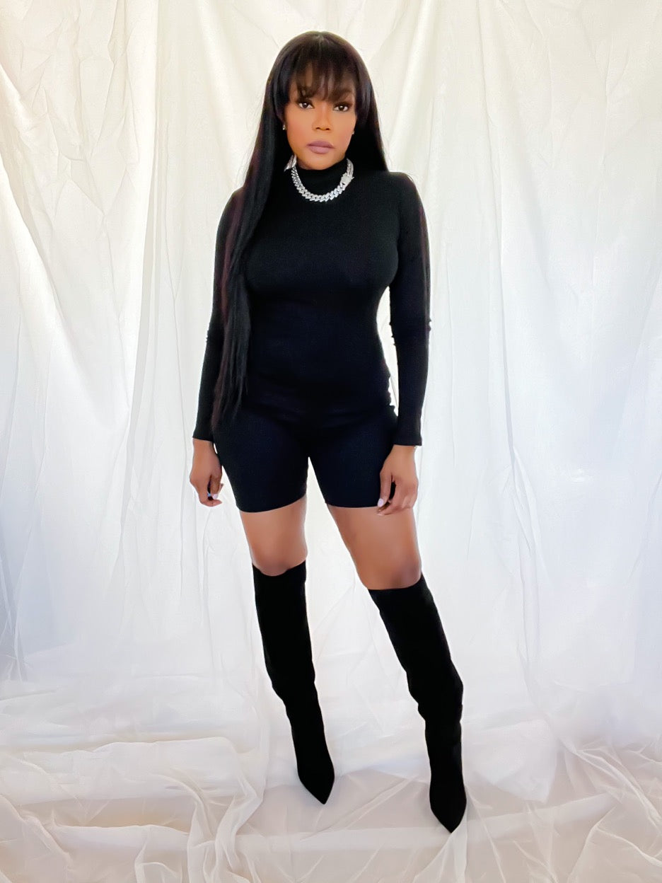 Body basic leggings set long sleeves