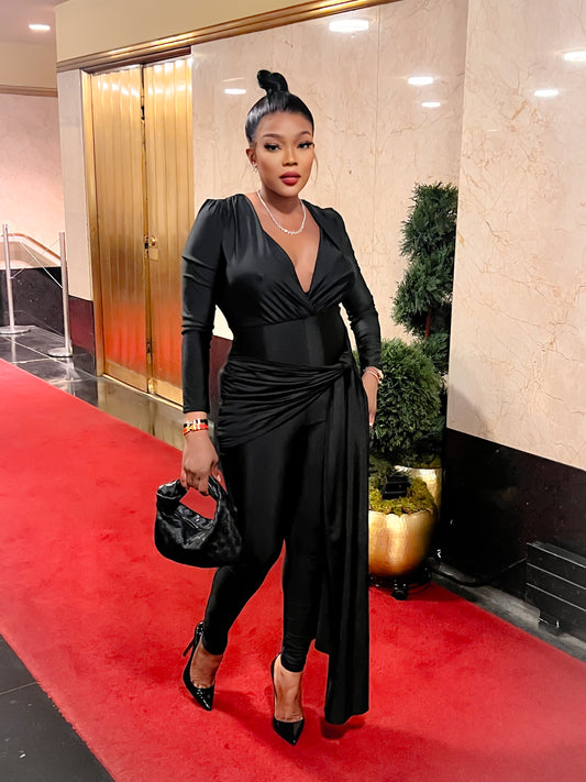 Drape jumpsuit