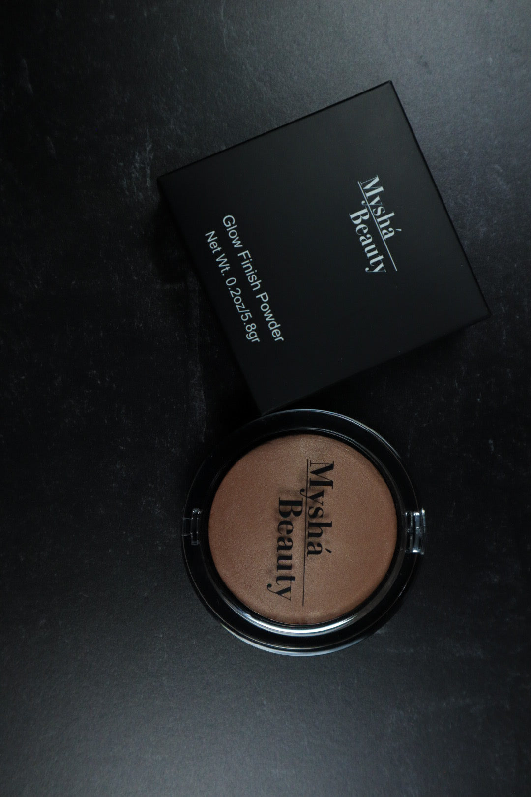 Glow finish bronzer powder