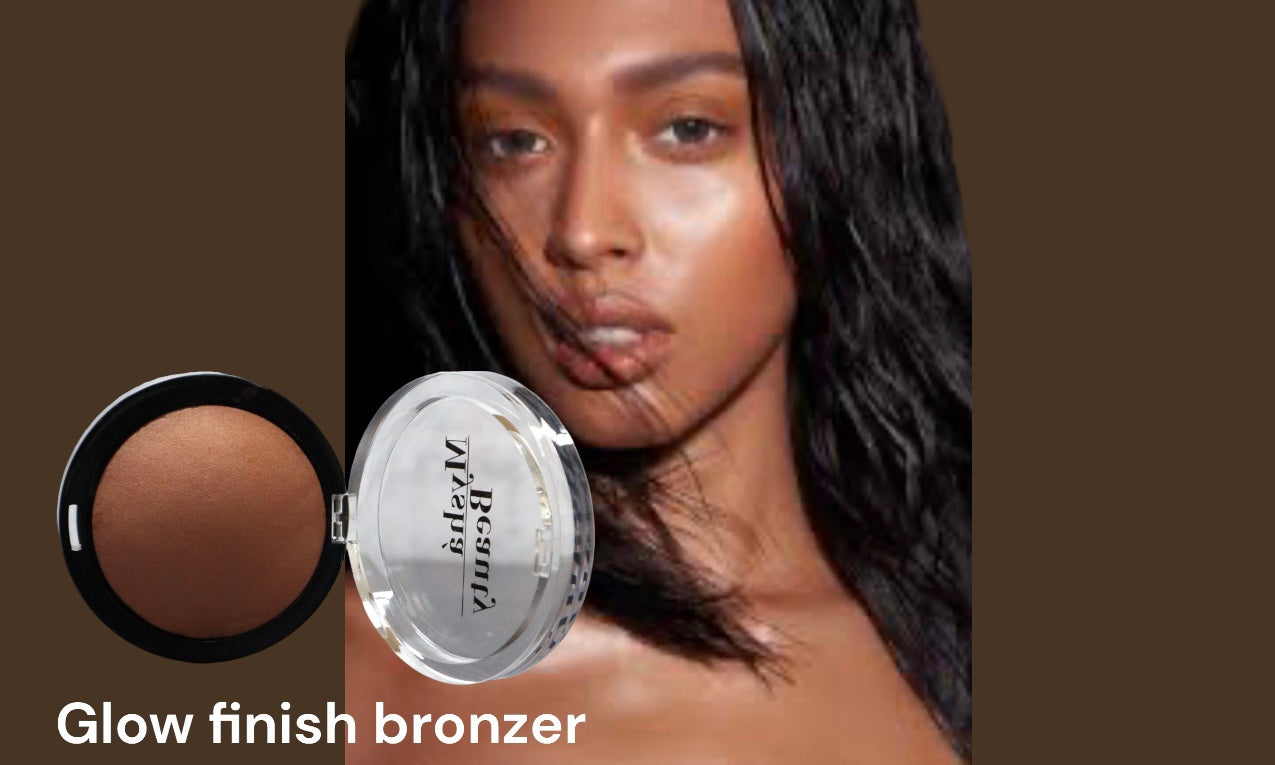 Glow finish bronzer powder