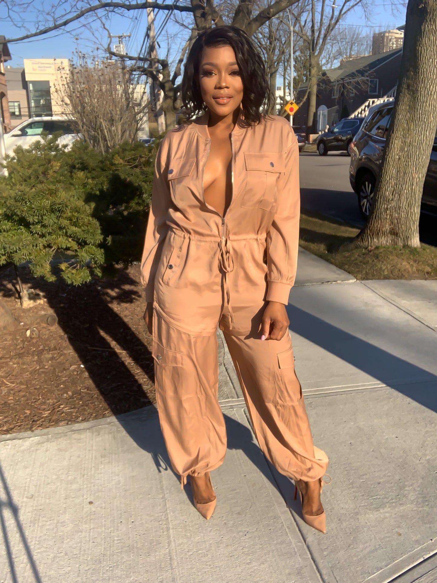 Go both ways utility jumpsuit