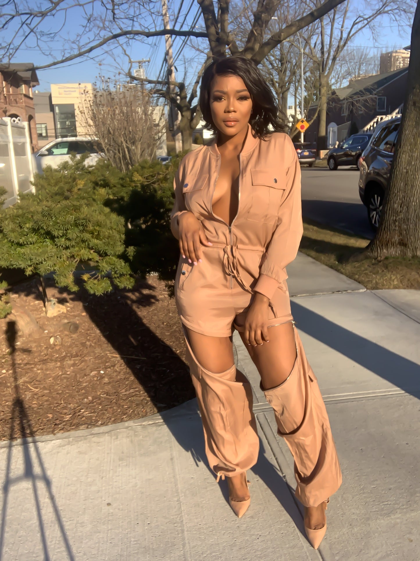 Go both ways utility jumpsuit