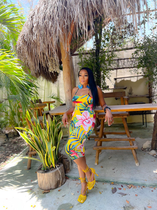 Tropical vibe dress